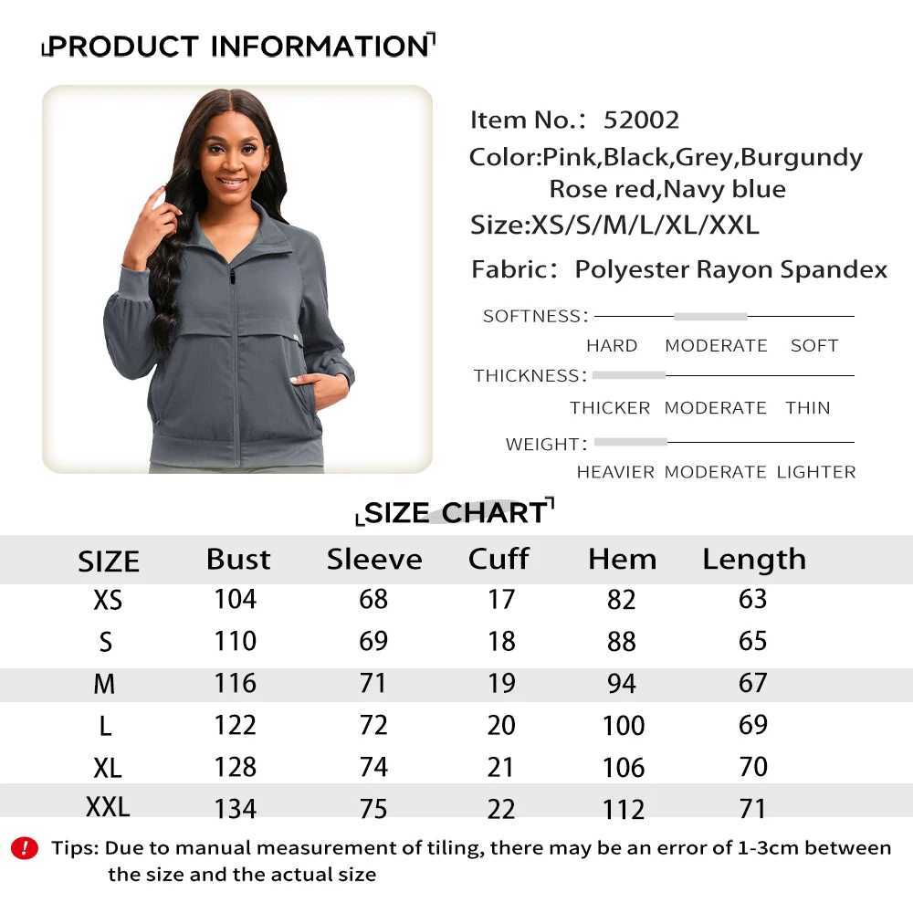 New Nurse Nursing Work Jacket Autumn Winter Warm Out Coat Women Mens Medical Sweatshirts Long-sleeved Scrubs Top Streetwear X251203