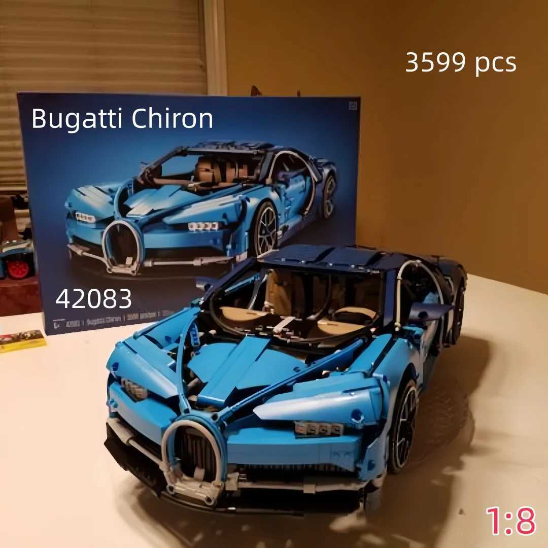 Supercar Sportcar Racecar Bricks Model Technology 42083 Building Blocks Birthday Christmas Gifts for Children DIY Car C251203