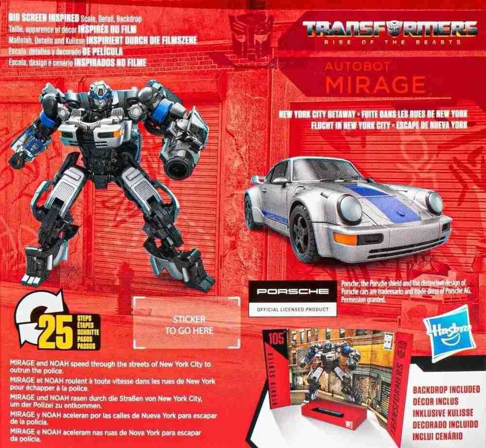 Disney Transformers Studio Series SS105 ss105 Deluxe Mirage TF7 Rise of the Beasts Action Figure Toy Gift Collection H251203