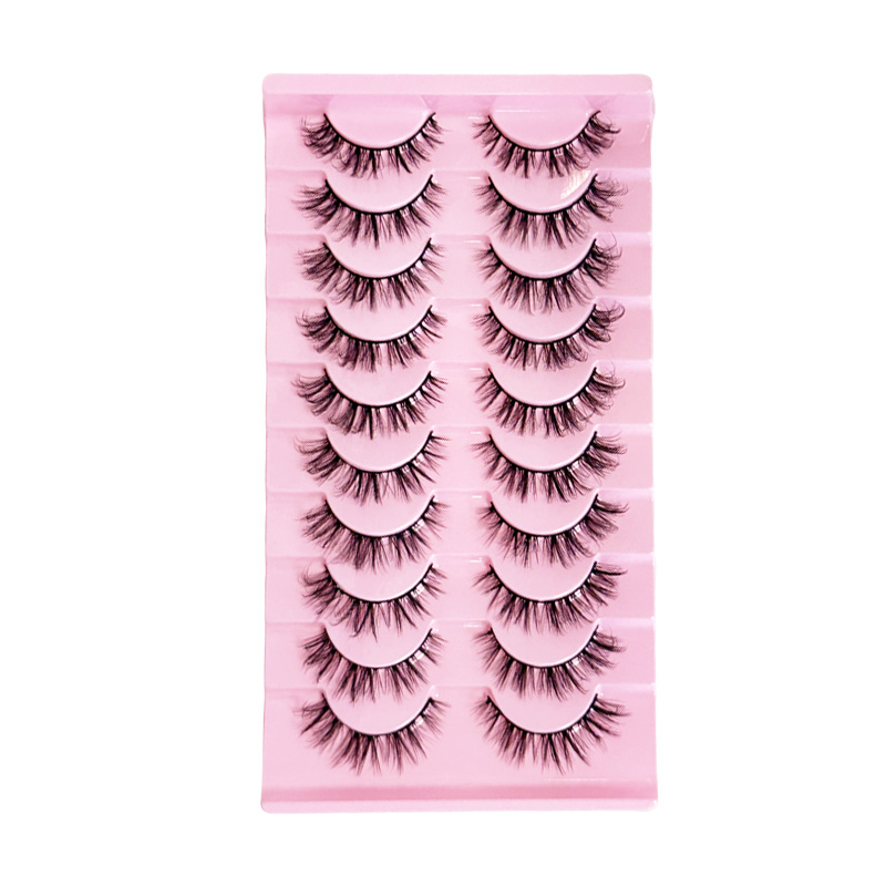Thick curly eyelashes in one piece. High quality. The whole line is thick, curly, . Factory direct sales, supporting customization.