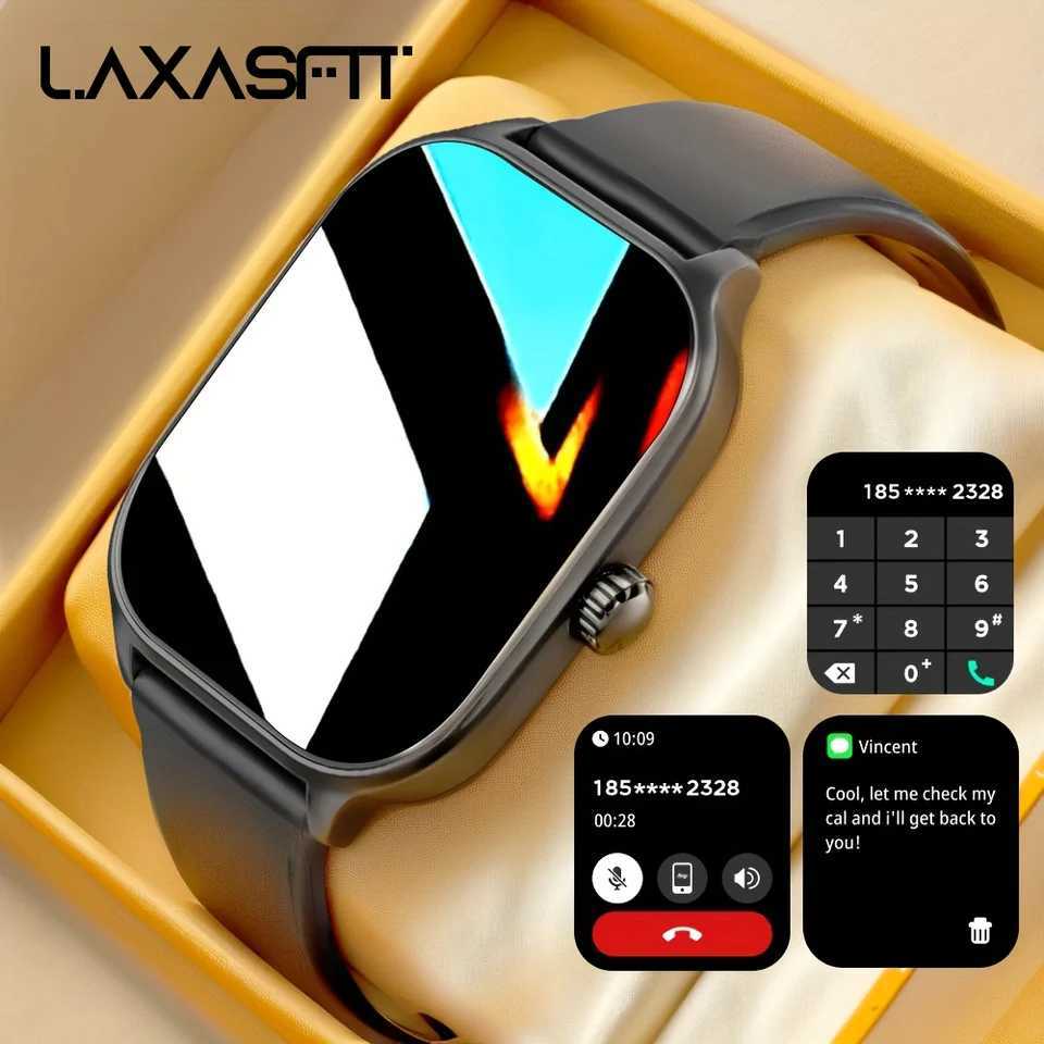 LAXASFIT 2025 New Smart Watch H9 Calls Men Wen Smartwatches Fitness Bracelet Cust Watch Face C251203