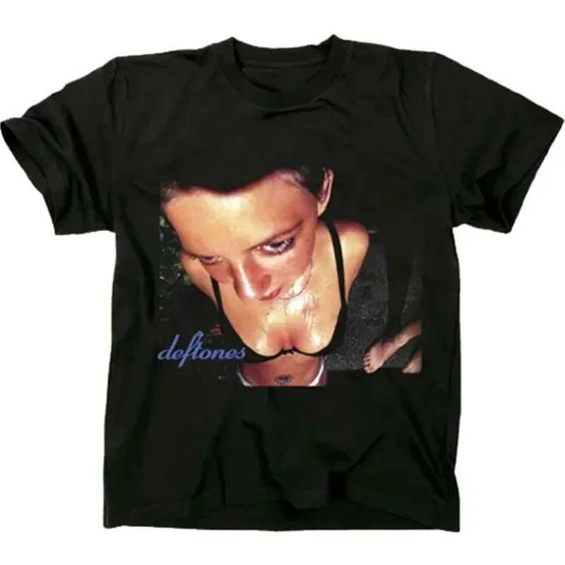 Deftones T Shirt Men High Quality Cotton Fashion Women Short Sleeve Tops Punk Music Style Metal American Tee