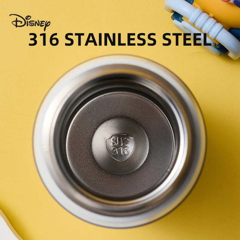 Disney Zootopia Childrens Water Bottle Insulated Cup with Straw Unisex School Use Dual-Drink Cup Large Capacity Thermos Flask H251203