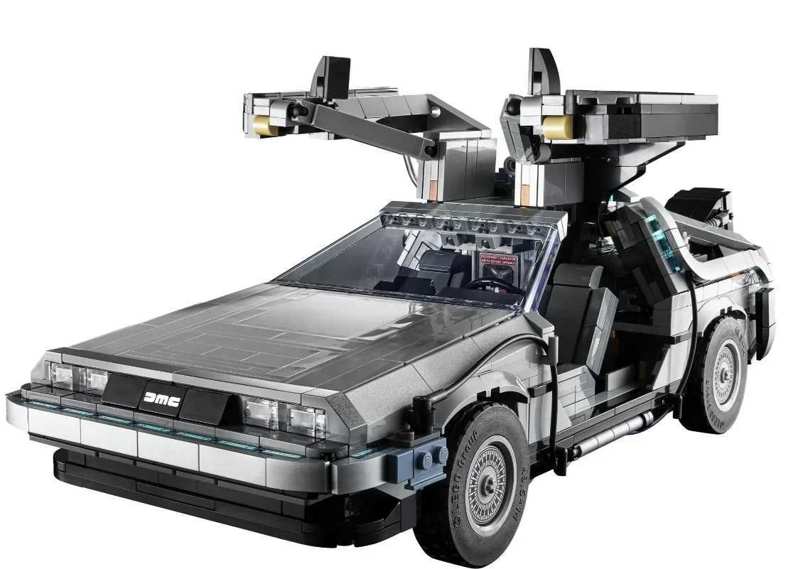 IN STOCK 10300 DeLorean Back to the Future Time DMC-12 hine Sport Car Building Block Brick Toys For Children Chritmas Gift C251203