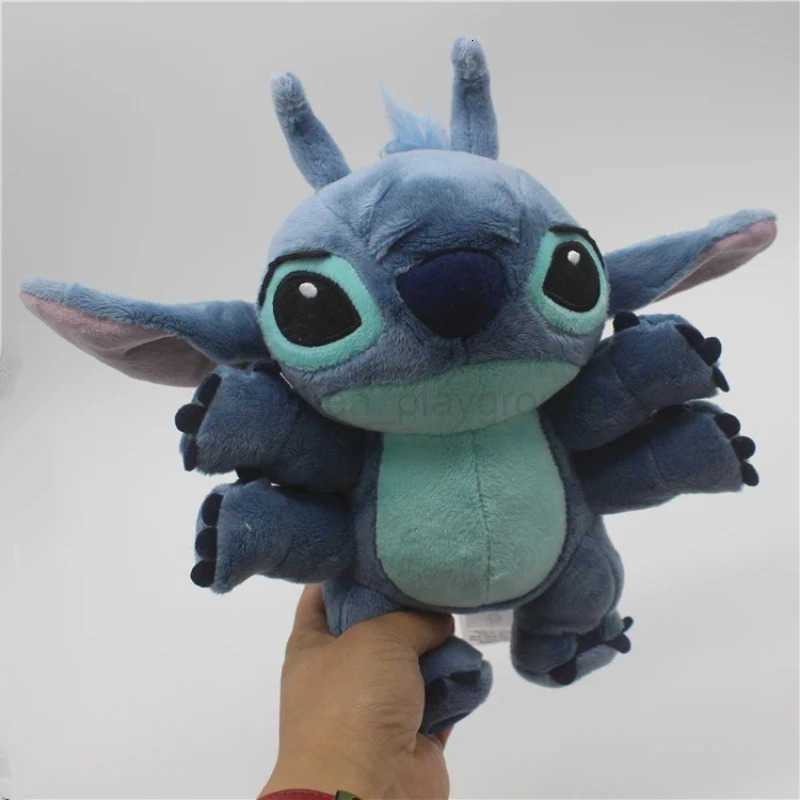 Disney 22cm87inch Cartoon Lilo And Stitch Plush ToysShape 4 Hands 626 Stitch Stuffed Soft Doll For kids Gift H251203