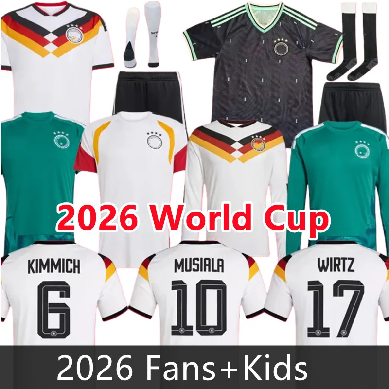 2024 MUSIALA 125th Germany Soccer Jerseys HAVERTZ KIMMICH 25 26 KROOS GNABRY WERNER DRAXLER REUS MULLER GOTZE Men and Kids Kit Fans Player Version Football Shirt