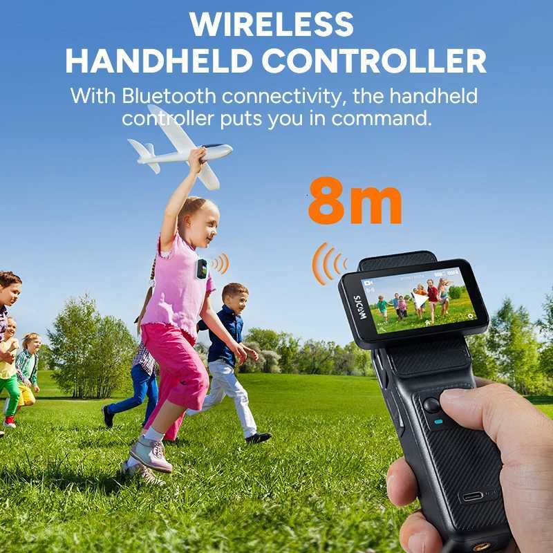 SJCAM C400 Action Camera Handheld Stabili Night Vision Camera Vlog Outdoor Live Streaming Bike Mount Dashcam Sjcam Camera Y251203