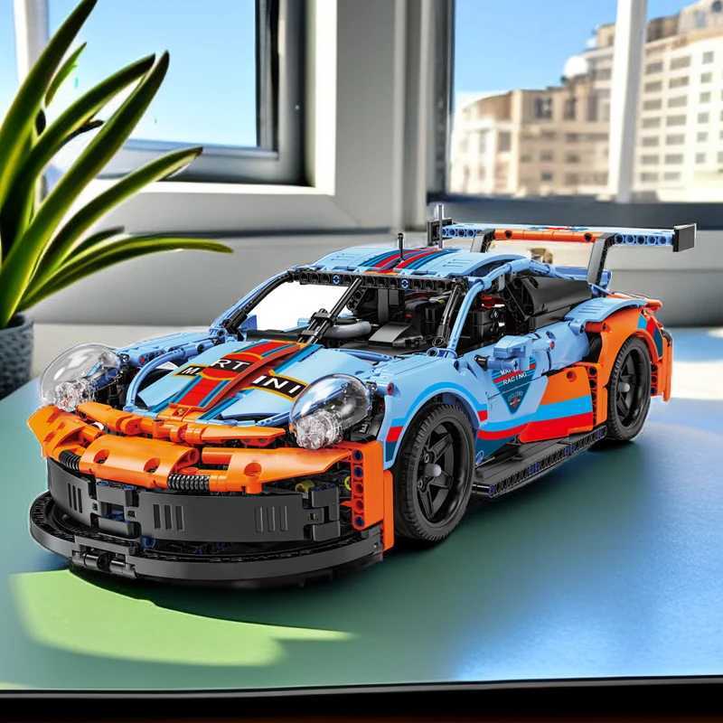 MOC RSR Classic Super Racing Ci Super Sports Car Bricks Vehicle Sets Technical Toys for Kids Children Birthday Gifts C251203