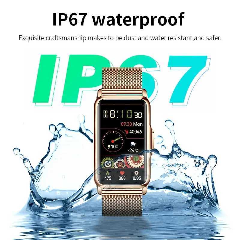 LIGE Smart Watch Wen Fl Touch Sn Call IP67 Waterproof Sports Fitness Tracker Smartwatch Wen C251203