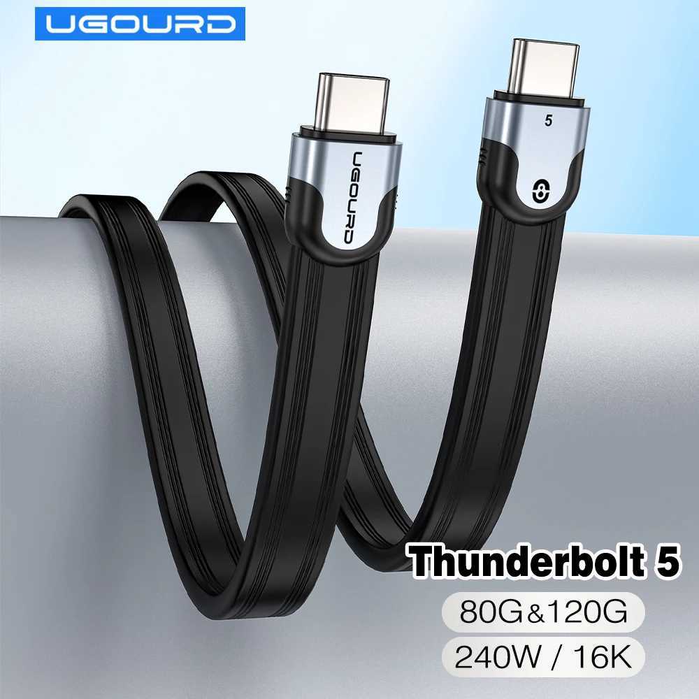 Thunderbolt5 80Gbps Cable USB5 USB 40-V2 Type-C Thunderbolt 015m 1m 240W Fast Charging Cable For SSD Enclosure USB-C Dock Hub C251203