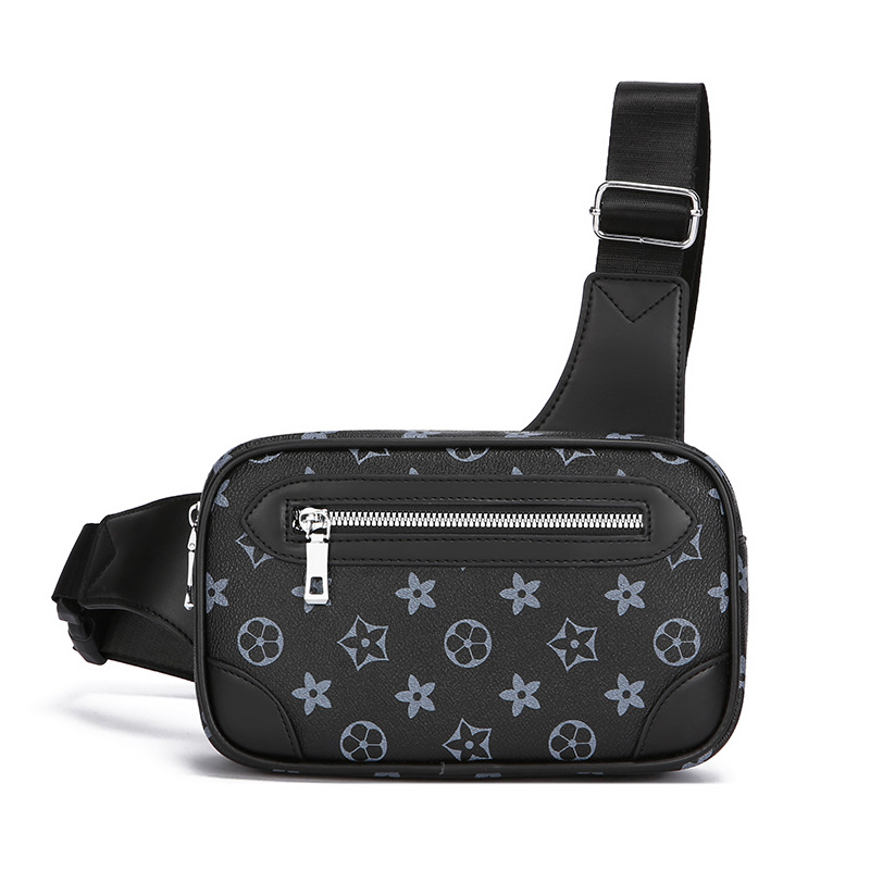 new design arrival style fashionable men chest bag high-quality and wear-resistant practical square bag for business commute crossbody carry style