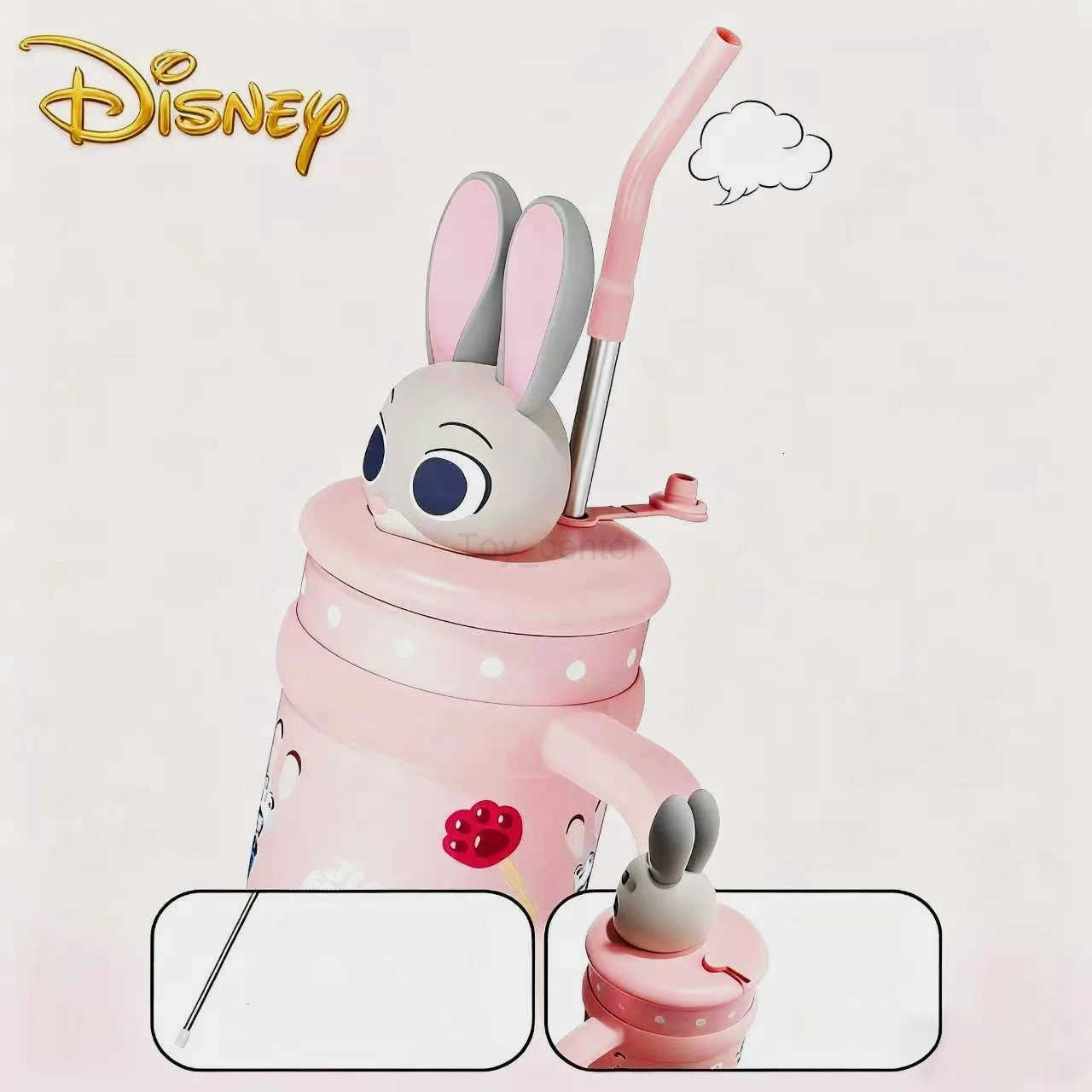 Disney Stainless Steel Tumbler 24oz Vacuum Insulated Cup with Lid Straw Leakproof Coffee Cup Hot Cold Drinks bottle Gift H251203