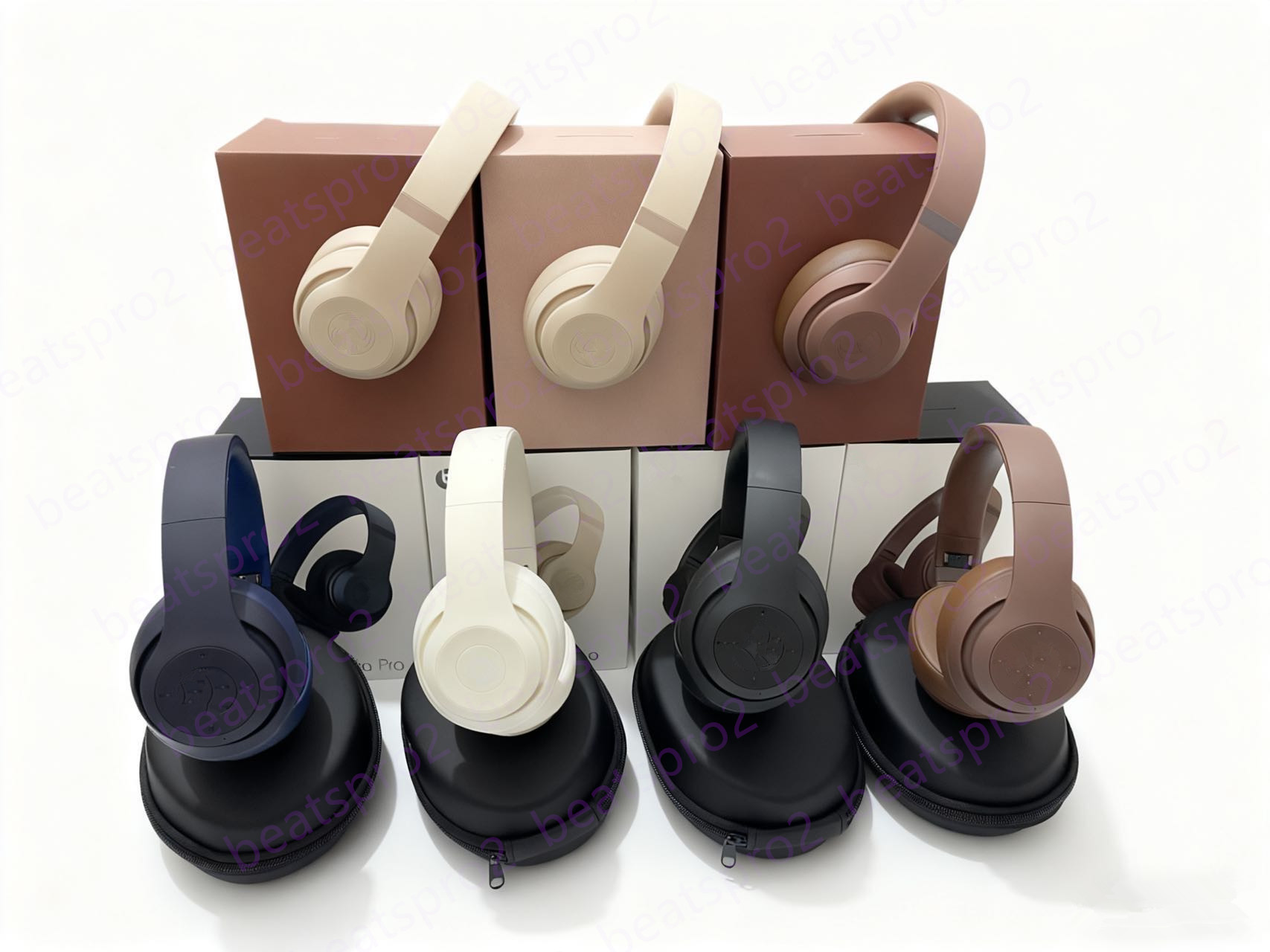 wireless studio pro headphones Beat Kim Noise-cancelling Bluetooth Wireless Headphones headphones Magic Sound Recorder pro earphone earbuds With Bag