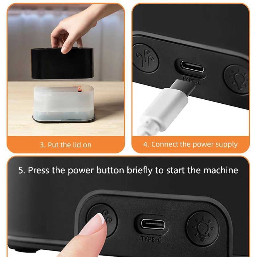 Colorf Flames Air Humidifier Essential Oils Humidifiers Flame Ara Humidifier Mini Ara Diffuser Aratherapy USB Sprayer C251204
