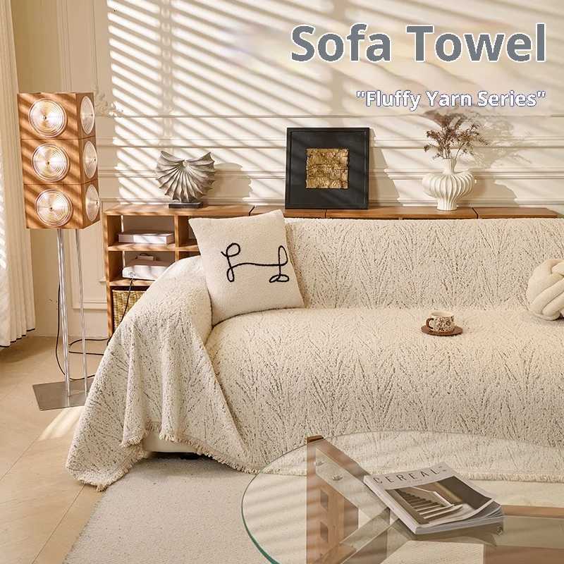 Elegant Stitch Chenille Sofa Cover Cat Proof Reversible Slip Resistant Protector for Loveseat 2 3 4 Seater Sofa M251204 - view 5