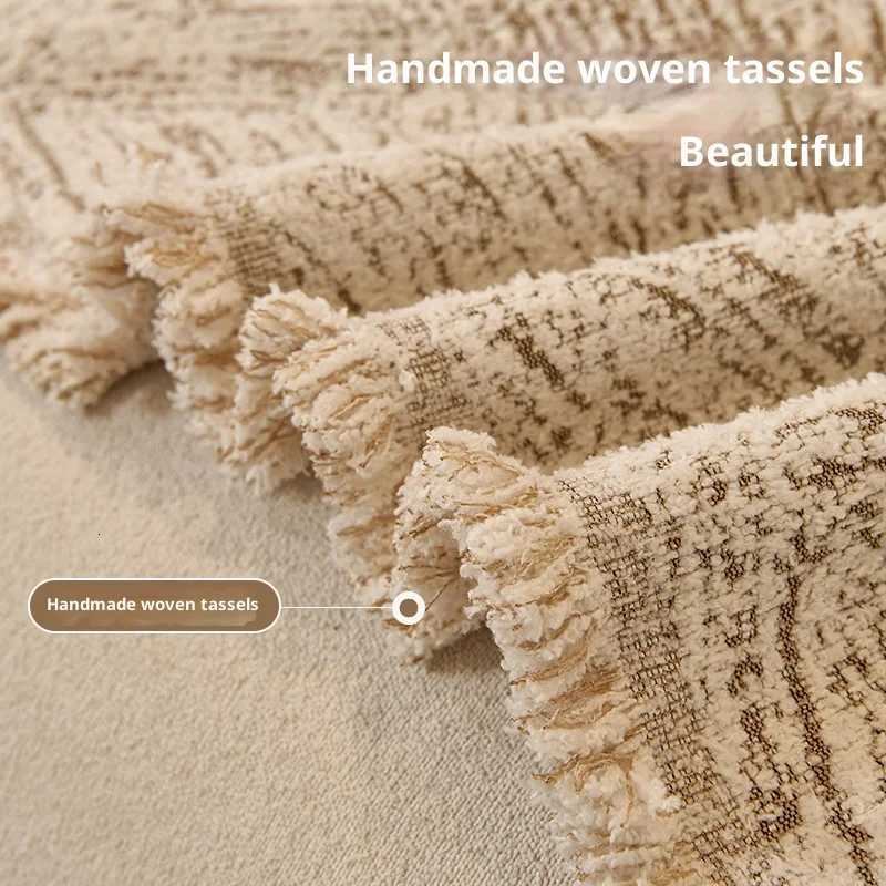 Modern Chenille Sofa Cover 2024 Reversible Cat Proof with Elegant Stitch for 2/3/4 Seater Couch M251204 - view 6