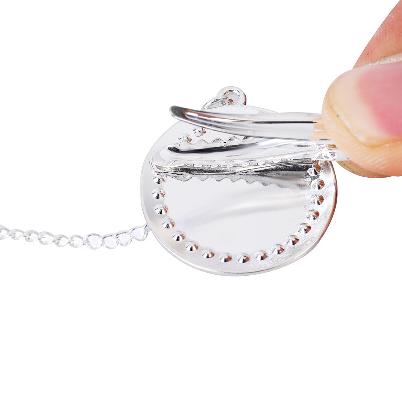 26 Letters silver Point Drill Pacifier Baby silver Letter Soothing Toy with Dust Cover