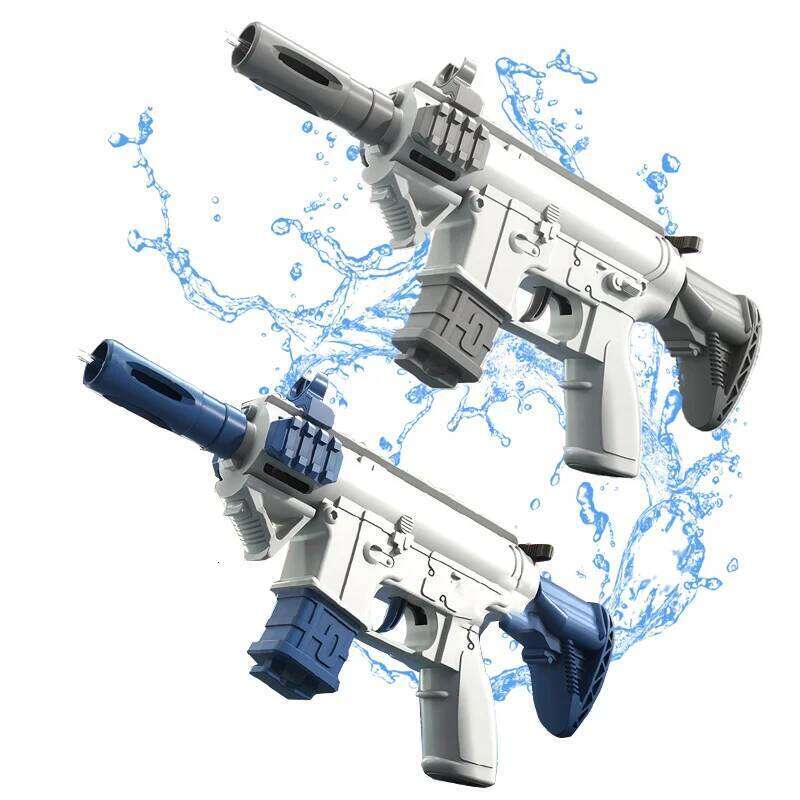Water gun M416 Manual Continuous Version Spray Gun Children Adult Outdoor Swimming Pool Beach Outdoo Toy for Kids Boys Girls