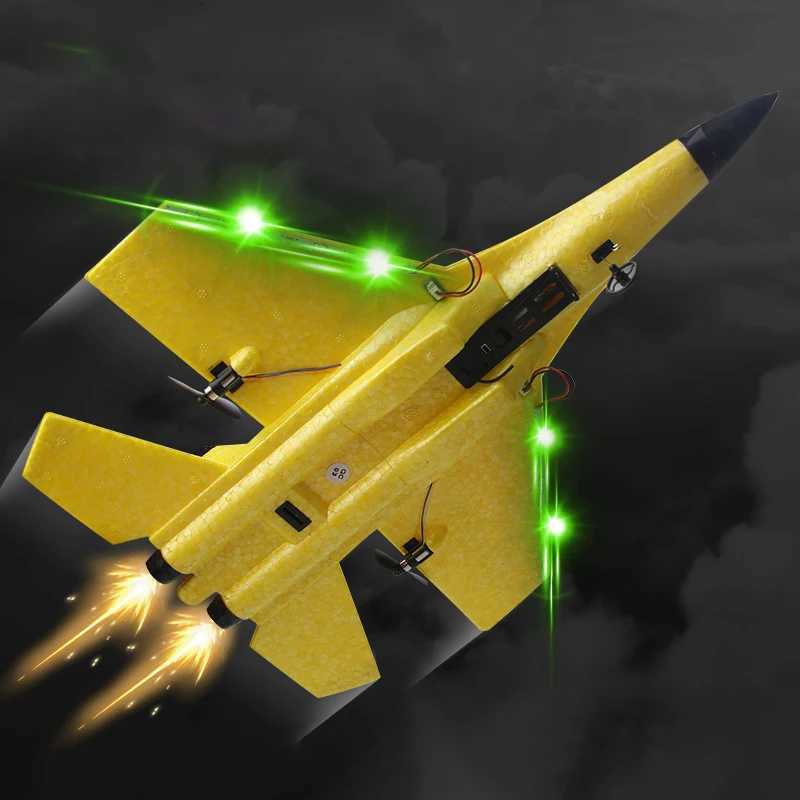 RC Foam Aircraft SU-35 Plane 24G Ra Control Glider Remote Control Fighter Plane Glider Airplane Foam Boys Toys for Children C251204