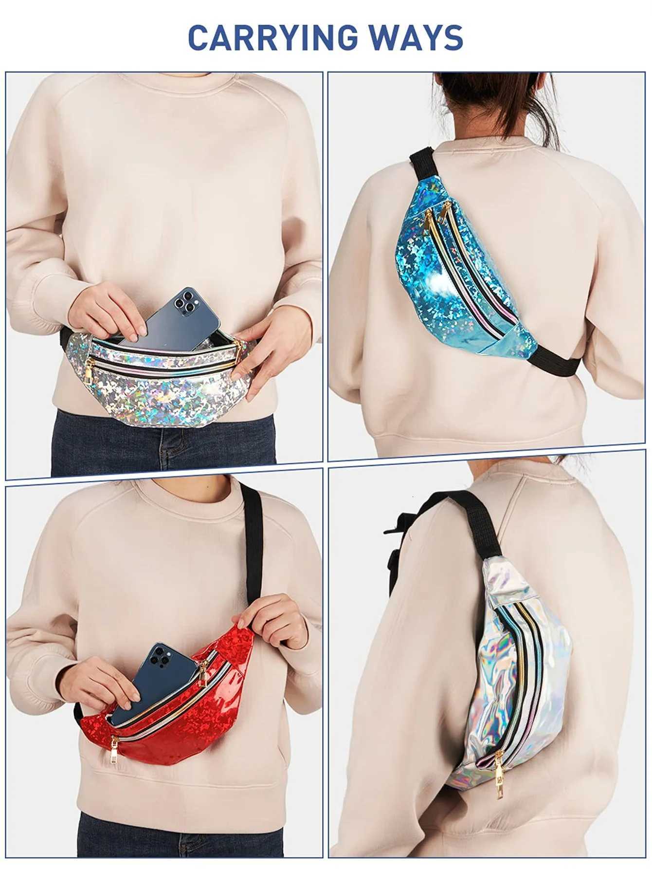 Laser Fanny Pack Belt Bag for Women Cross Body Fanny Packs for Women Crossbody Bags small Waist Bag Fashion Waist Pack Bum BagT251204