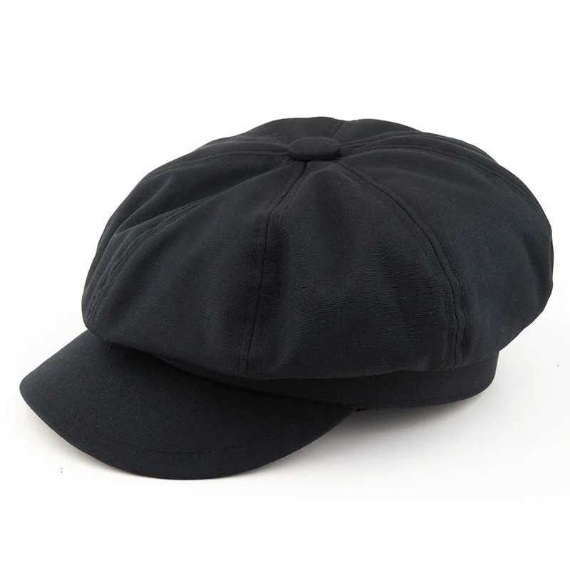 Oversize Octagonal Newsboy Cap Big Head Men Women Plain Beret Pageboy Visor Paperboy Sailor Fiddler Hat Girl Baker Boy CabbieXJ251204