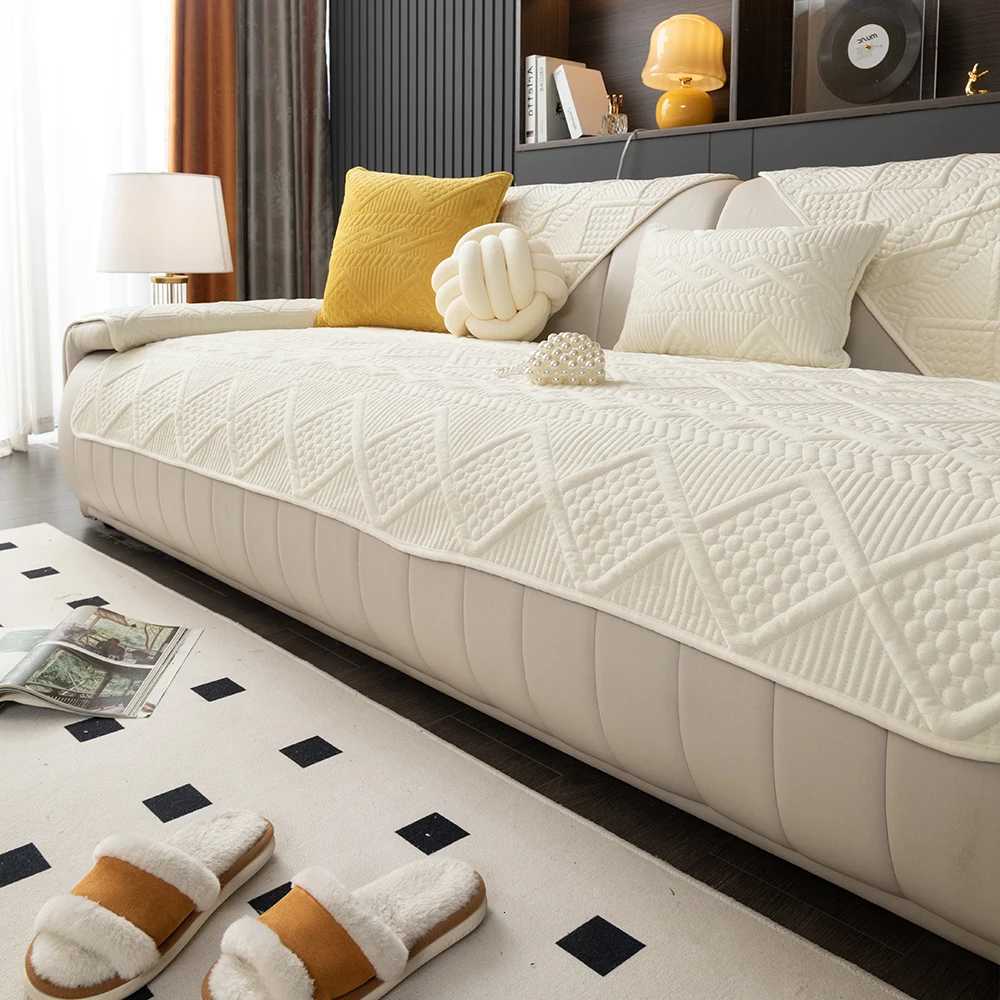 Quilting Sofa Cushion Cover for Winter Grape pattern Anti-slip Sofa Cover Pet Friendly Sofa Cushions for Living Room 1-4 Seat M251204 - view 4