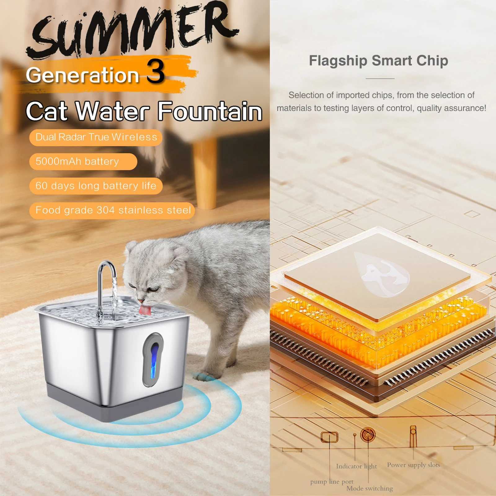 4L Cat Water Fountain APP Control Pet Water Fountain for Drinking Automatic Cat Water Dispenser Water Level Window Quiet Pump M251204 - view 3