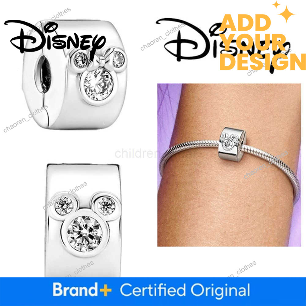 Designer bracelet custom Disney 100th Princess Pumpkin Cart Mickey Mouse Minnie Dumbo Charm Stitch Beads Fit Original Brand Bracelets DIY Jewelry Gift - view 3