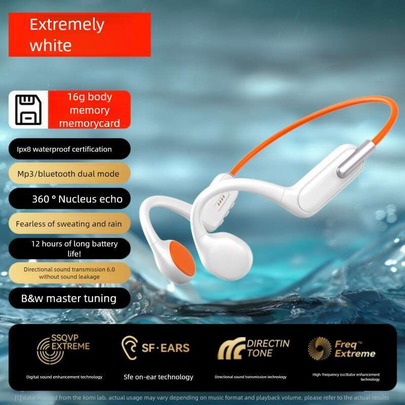 Famous Brand Cross Border X Bone Conduction With G Memory Long Battery Life HD Call Wireless Sports Bluetooth Swimming Earphones