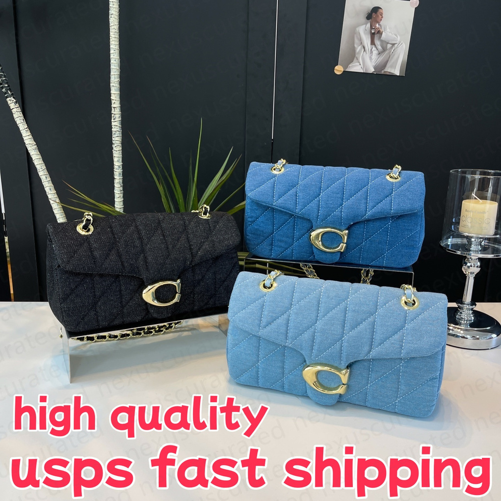 10A Tabby luxury bag designer bags for women purse shoulder bag handbag purses designer cross Coachs coachbag women denim bag crossbody designer handbags women 2025