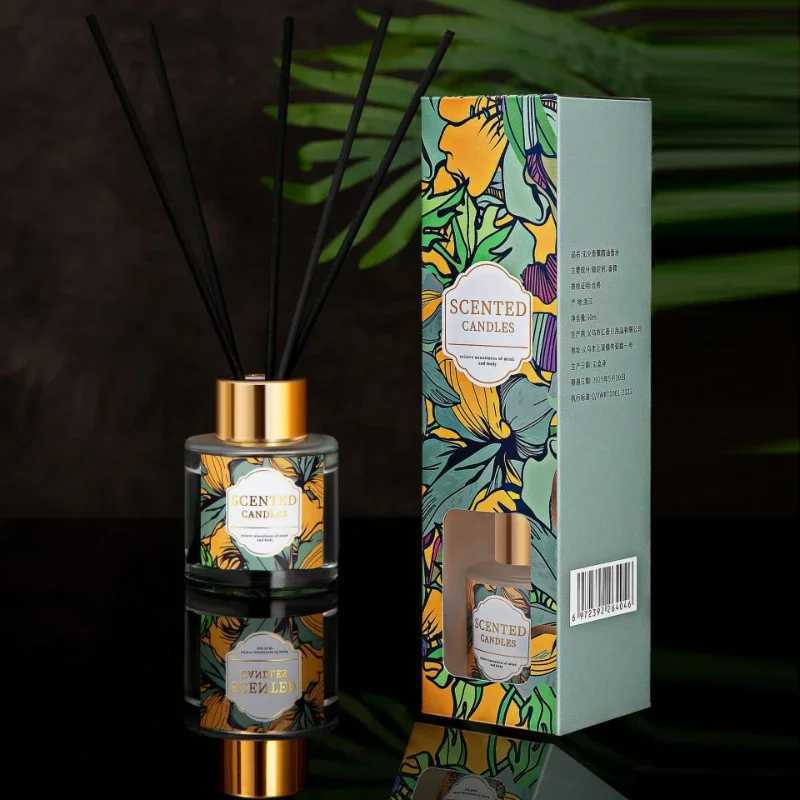 YXY 50ml Reed Diffuser Sets Hotel Indoor Room Toilet Lasting Air Refresher Aromatherapy Diffuser Bottle Home Fragrance Y251204