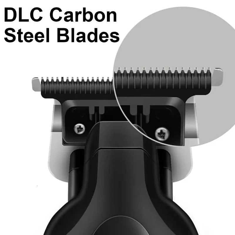 Kemei KM-2299 KM-2024 Professional Barber Cordless Electric Hair Clippers USB Rechargeable Hair Trimmers Hair Cutting hine Y251203