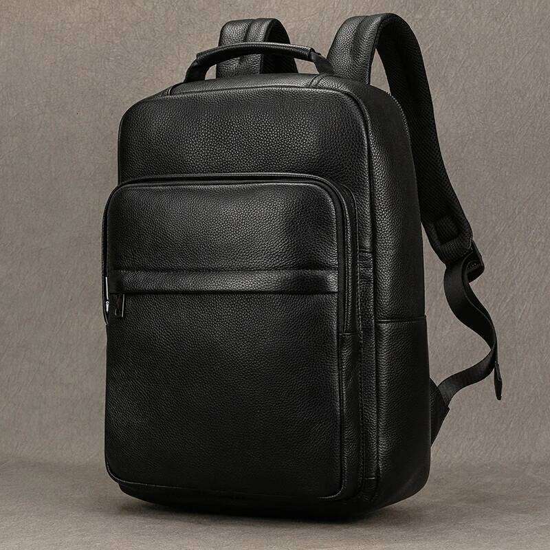 Luxury Bag Designer Hot Sale Men Laptop Genuine Waterproof Backpack Fashion Travel Bags School Bag Leather Bookbag Daypack