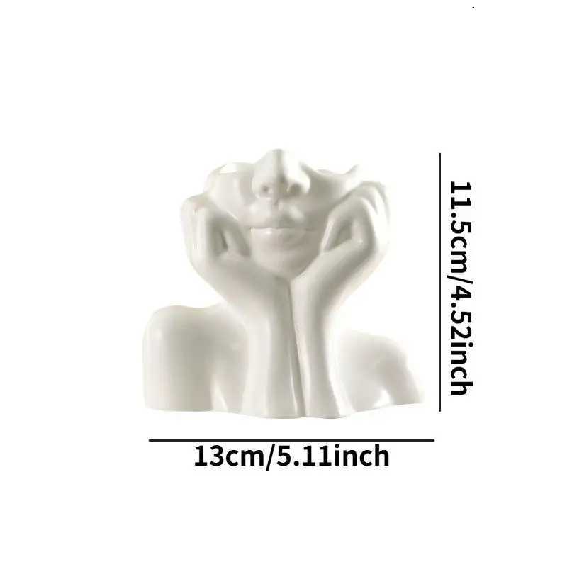 Nordic Style High-End He Creative Vase Luxurious Living Ro Decorative Bottle Craft Ornament Casual He Decoration H251204