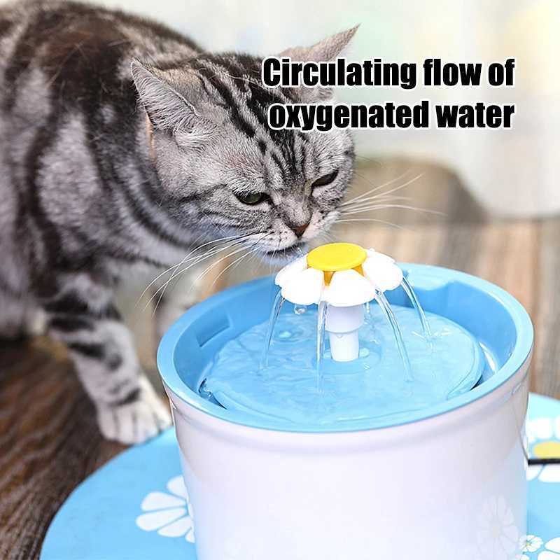 Classic Cat Pet Drinking Fountain with No Window Automatic Recirculating Water Dispenser M251204
