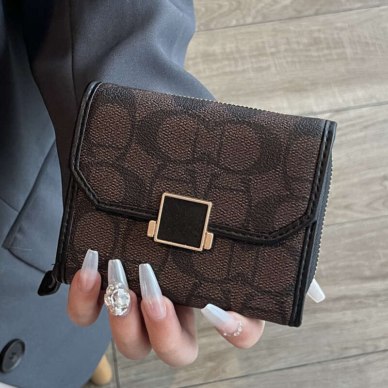 MKF Card Holder Combo for Women, Short Style New Hot-Selling Foldable Leather Wallet, Small Wallet with Unique Design and High-End Feel