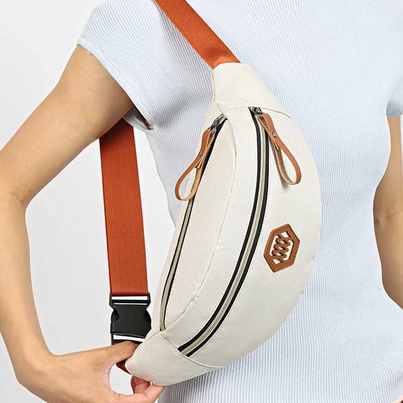 Neutral mens and womens waist bags versatile cross-body backpacks lightweight cross-body bags sports waist bagsT251204