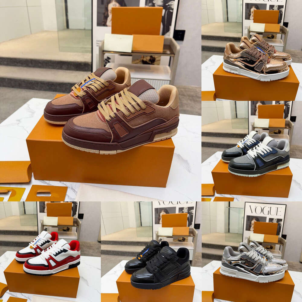 designer mens shoe luxury trainer 2025 top quality casual sneaker Lace-up flat dress ultra-light foamed outdoor running wear-resistant comfortable sport shoes