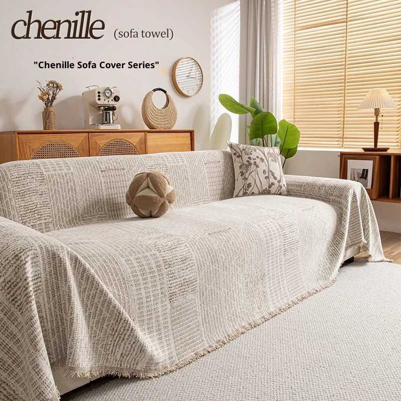 Thick Chenille Sofa Cover Waterproof Cat Resistant One Piece Design with Elegant Stitch for 2/3/4 Seater M251204 - view 4