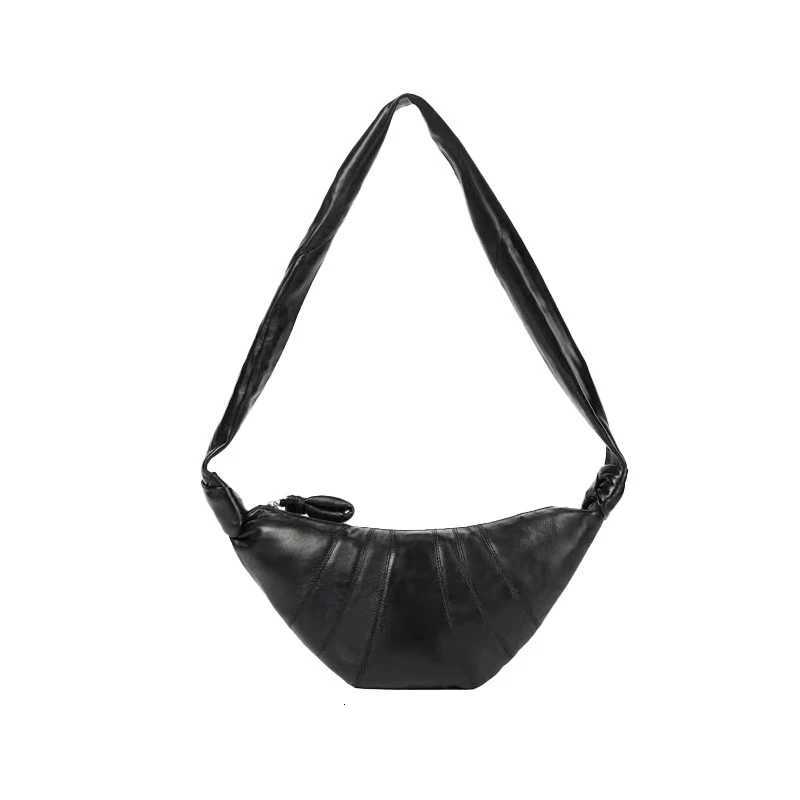 Ladies autumn and winter niche croissants large-capacity crossbody bags retro and fashionable dumpling bagsT251204