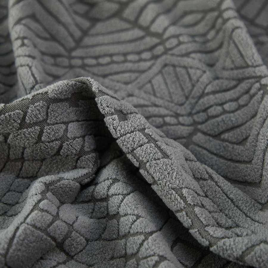 The high-elasticity fleece jacquard sofa bed cover with geometric pattern is easy to install and decorates your sofa bed M251204 - view 6