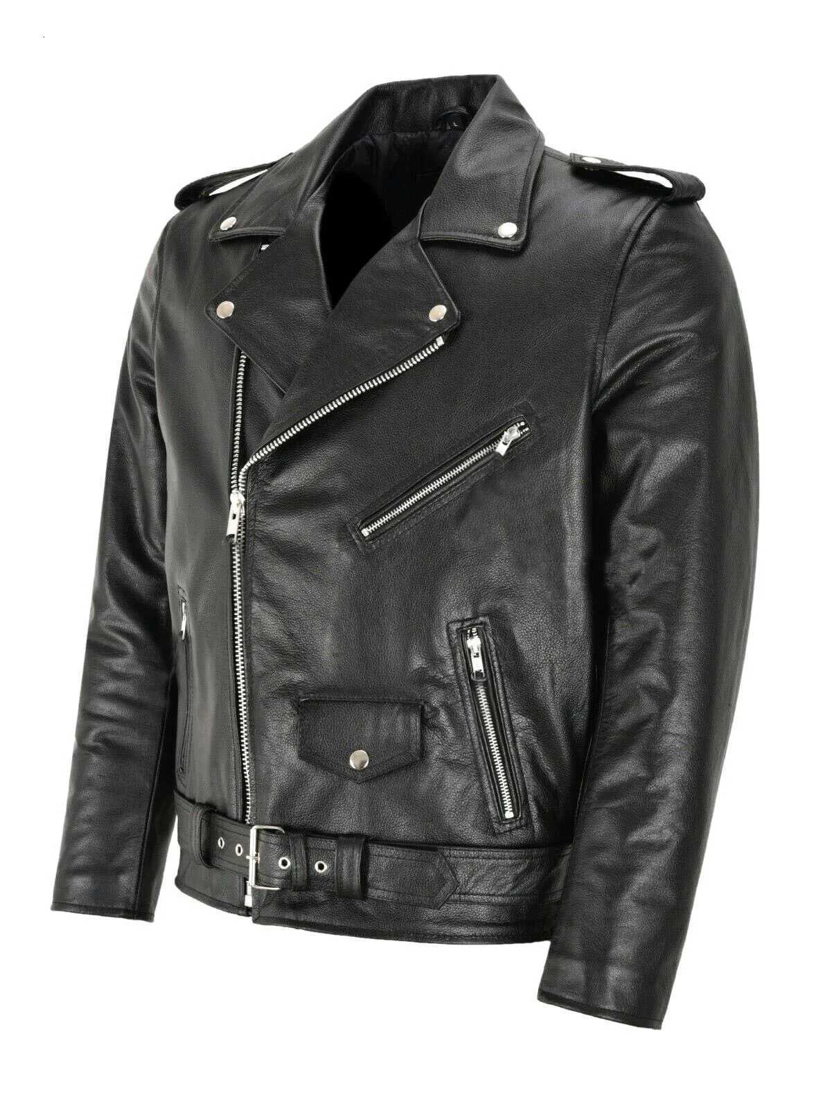 Men Pu Leather Jacket Motorcycle Fashion Slim Fit Stand Collar Pu Jacket Male Anti-Wind Motorcycle Lapel Diagonal Zipper JacketsT251204
