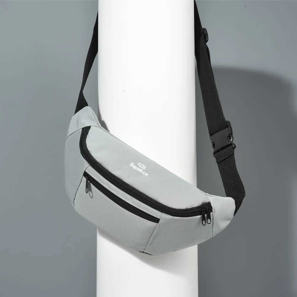 Mens Breast Package Waterproof Outdoor Sports Bag Oxford Cloth Pouch Korean-style Waist Bag Fanny Pouch Crossbody Male BagsT251204