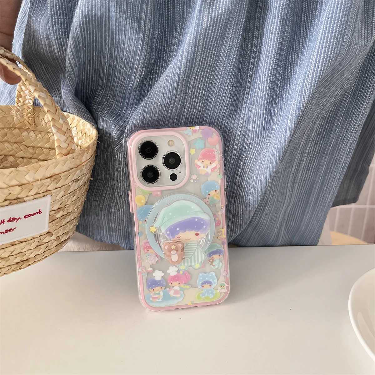 New cat shake stand Phone Case For iPhone 16 15 14 13 Pro Max fundas iphone 16 case Protective cover case Protective cover H251203
