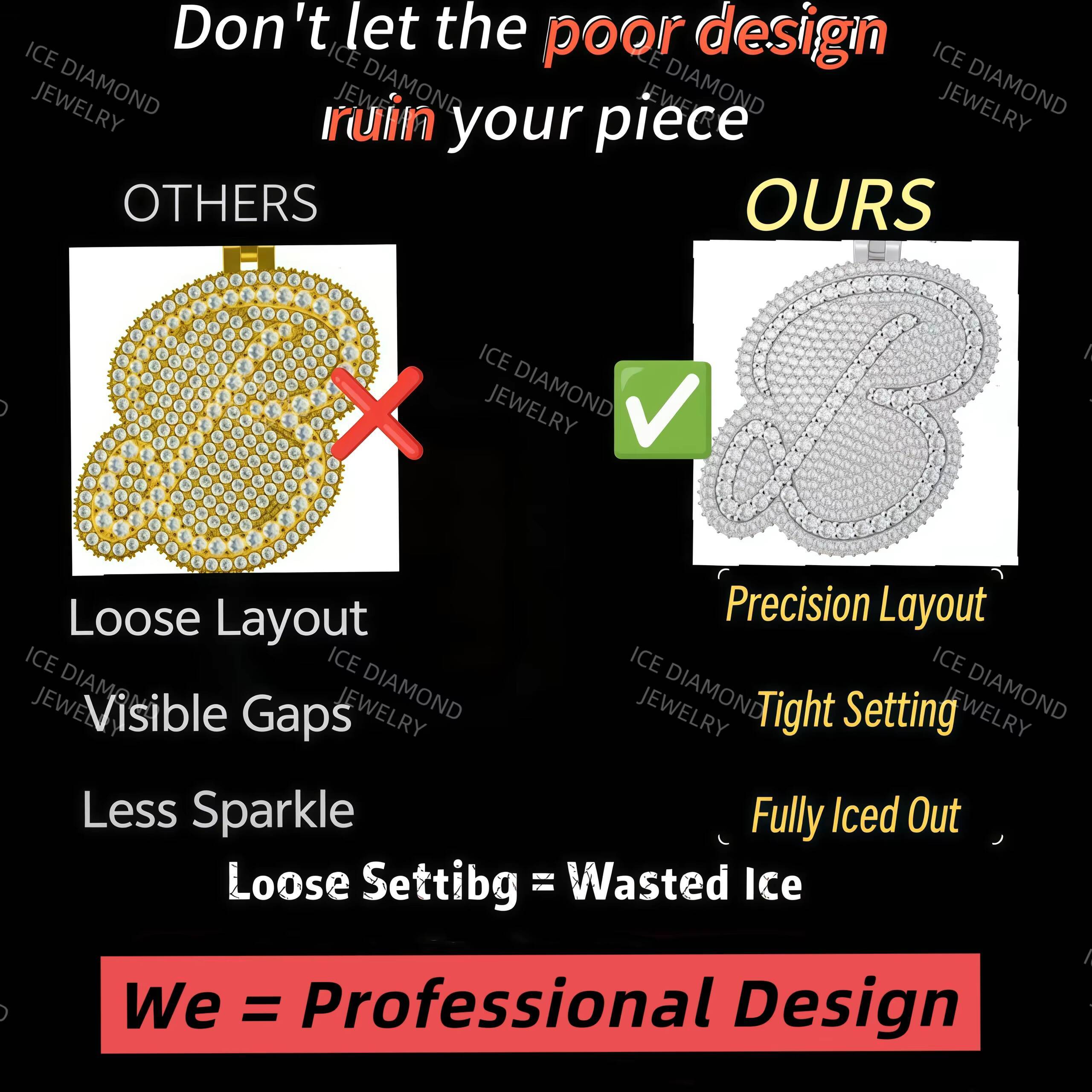 Wholesale S925 Sterling Silver VVS1 Moissanite Diamond Engagement and Wedding Ring Full Eternity Band Ring