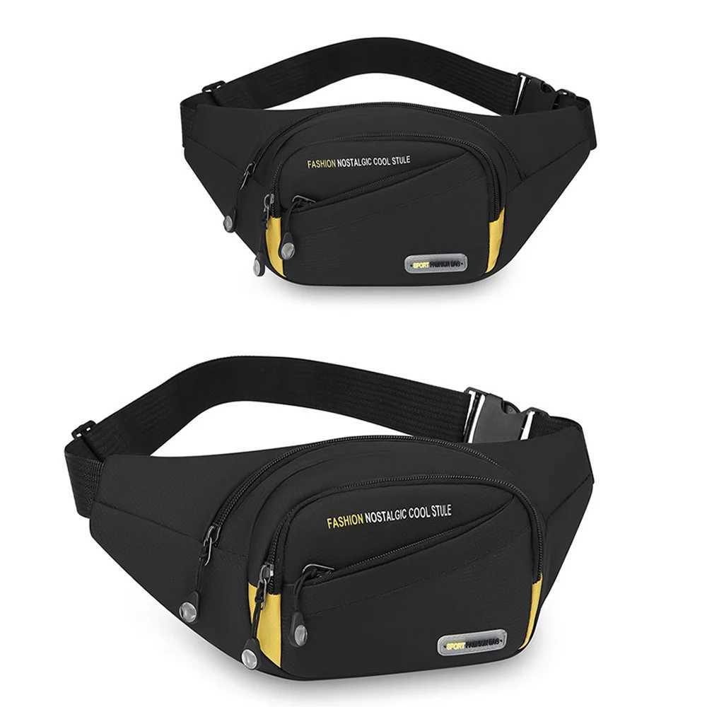 Multi-functional outdoor sports waist bag mens large-capacity multi-layer crossbody single-shoulder bag A-DHT251204