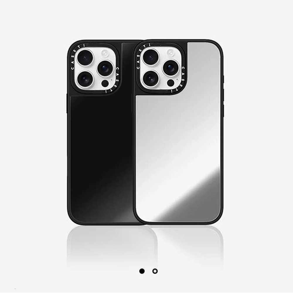 CASE Make-up Mirror For Phone Case for iPhone 12 13 14 15 16 Pro Max 15Plus With Bracelet Wrist Ch Magnetic Cover H251203