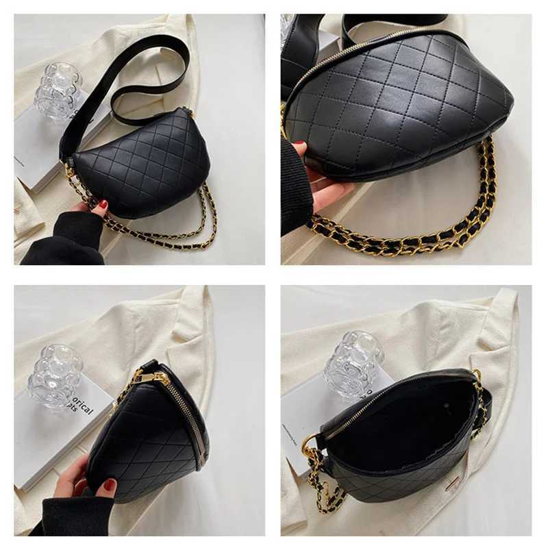 fashion Brand Women Chest Bag PU Leather Embroidery Waist Bag Phone Pack Leisure Fanny pack Designer Lady shoulder Crossbody BagT251204