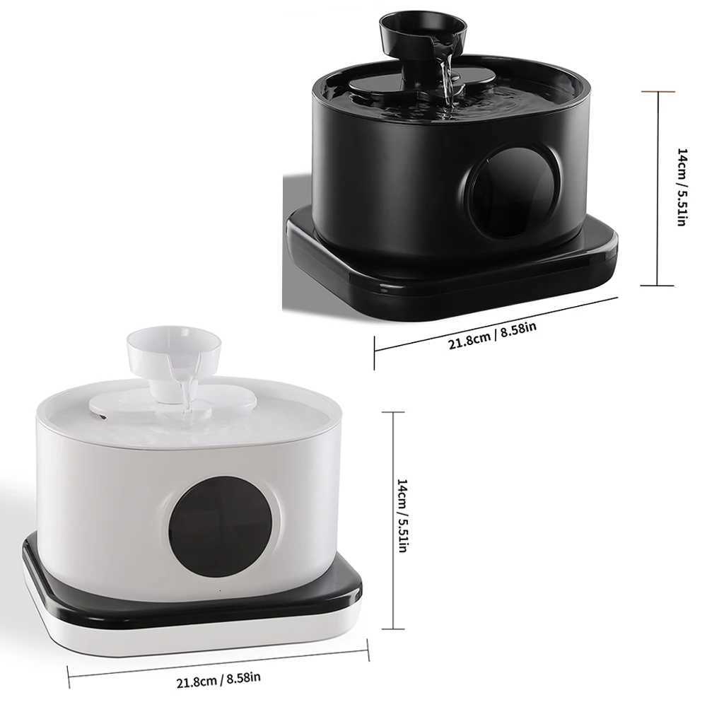 Wireless Cat Water Fountain Battery Operated Automatic Pet Water Fountain With Motion Sensor Dog Cat Water Dispenser M251204