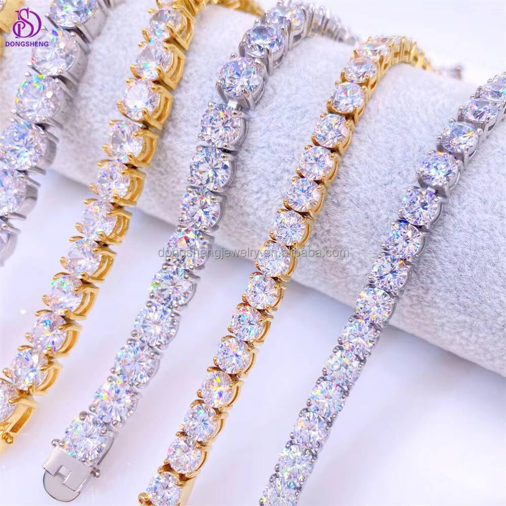 Cheap Personalized Wholesale Price Moissanite Baguette Tennis Chain